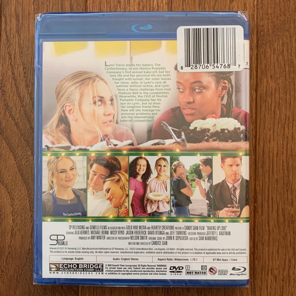 New Baking Up Love Blu-Ray + DVD Combo Pack Romance - Picture 2 of 2